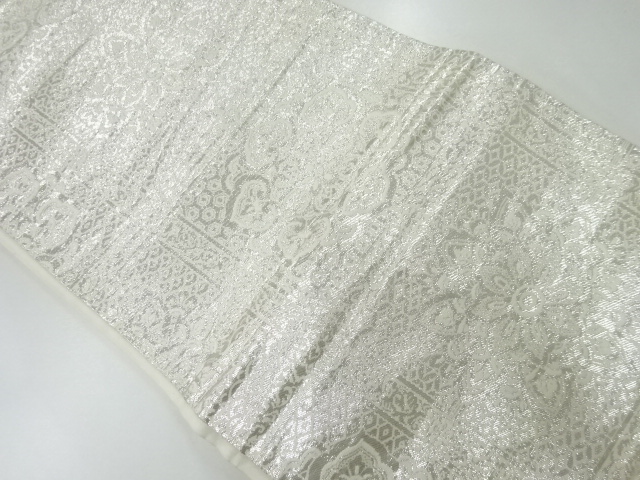 アンティーク　華紋織り出し袋帯（材料）